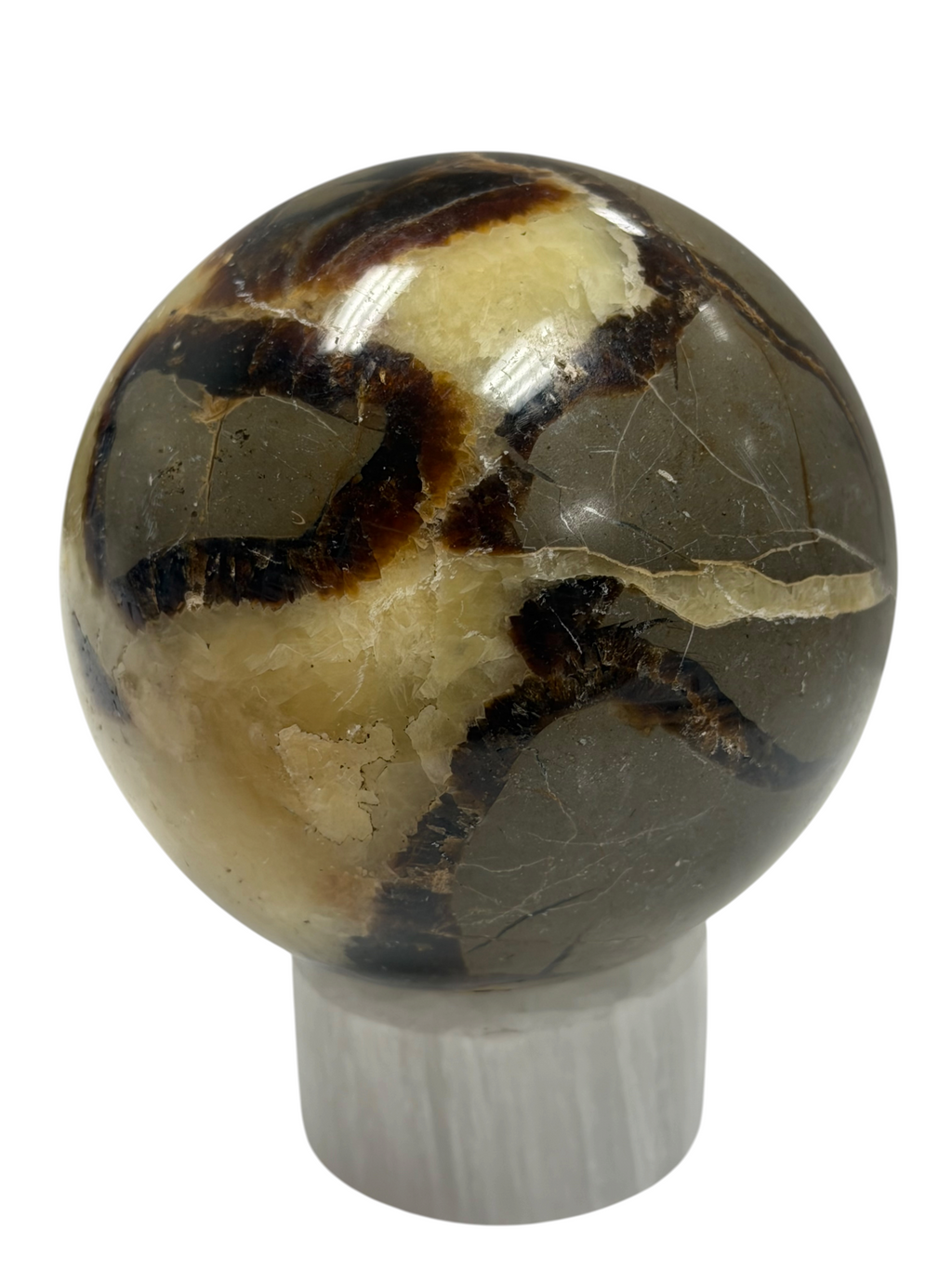Septarian Sphere "Dragons Egg" 73mm