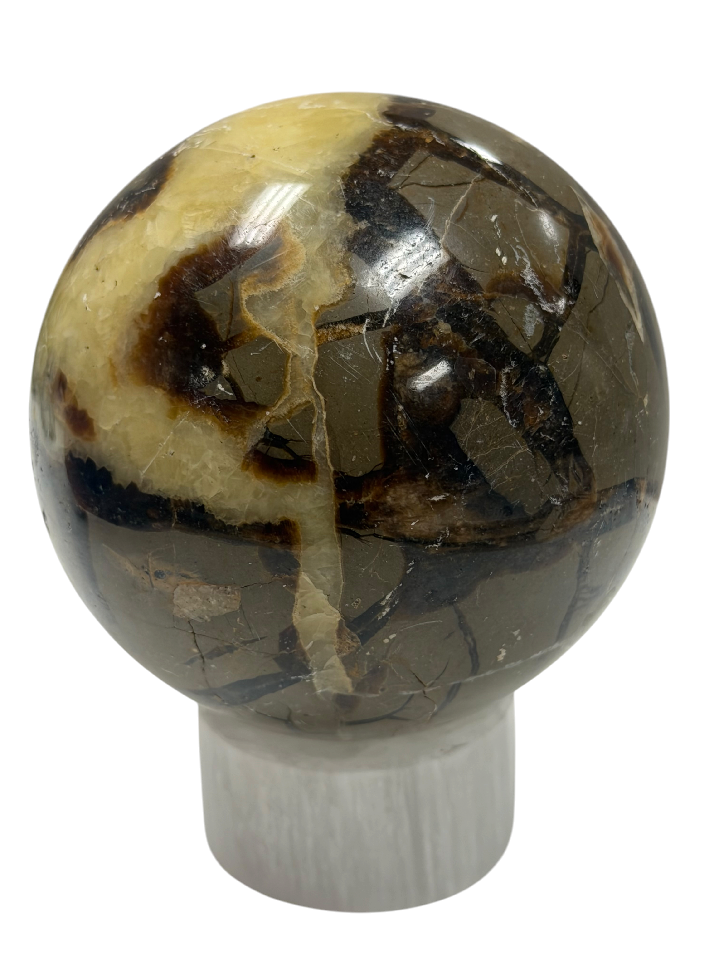 Septarian Sphere "Dragons Egg" 73mm