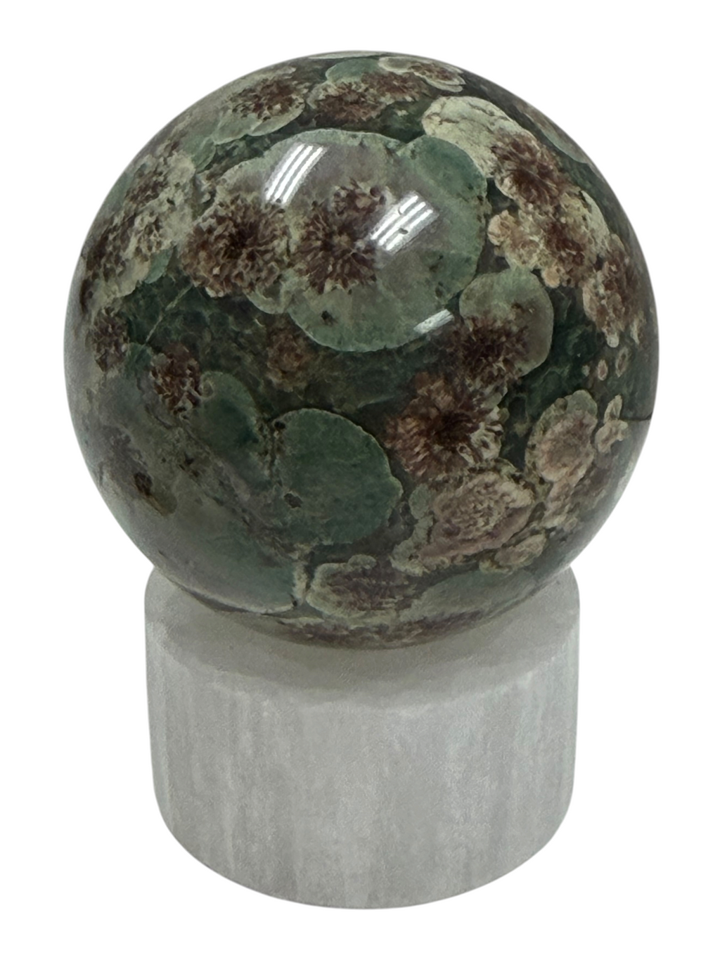 Cherry Blossom Agate Sphere 51mm