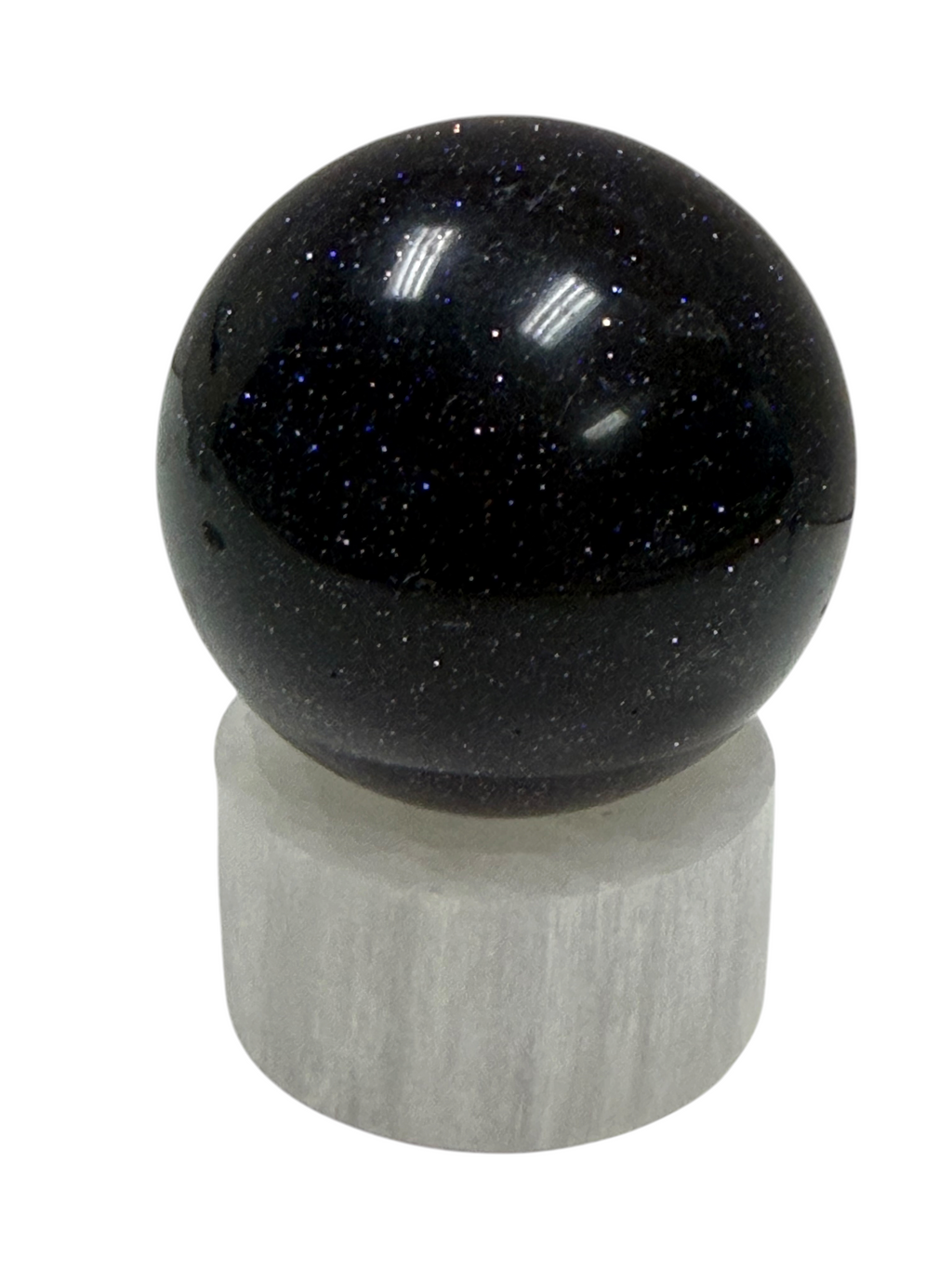 Blue Goldstone Sphere 47mm