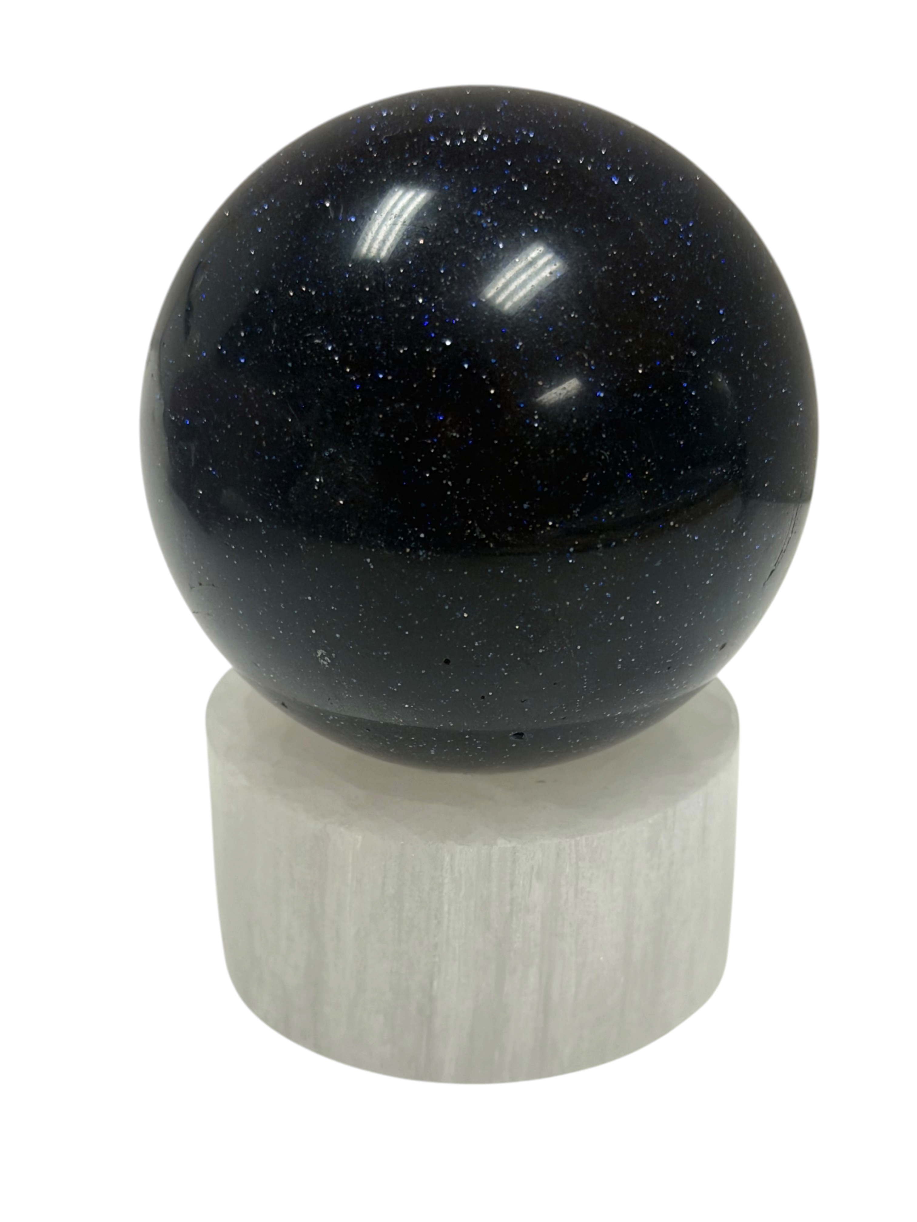 Blue Goldstone Sphere 47mm