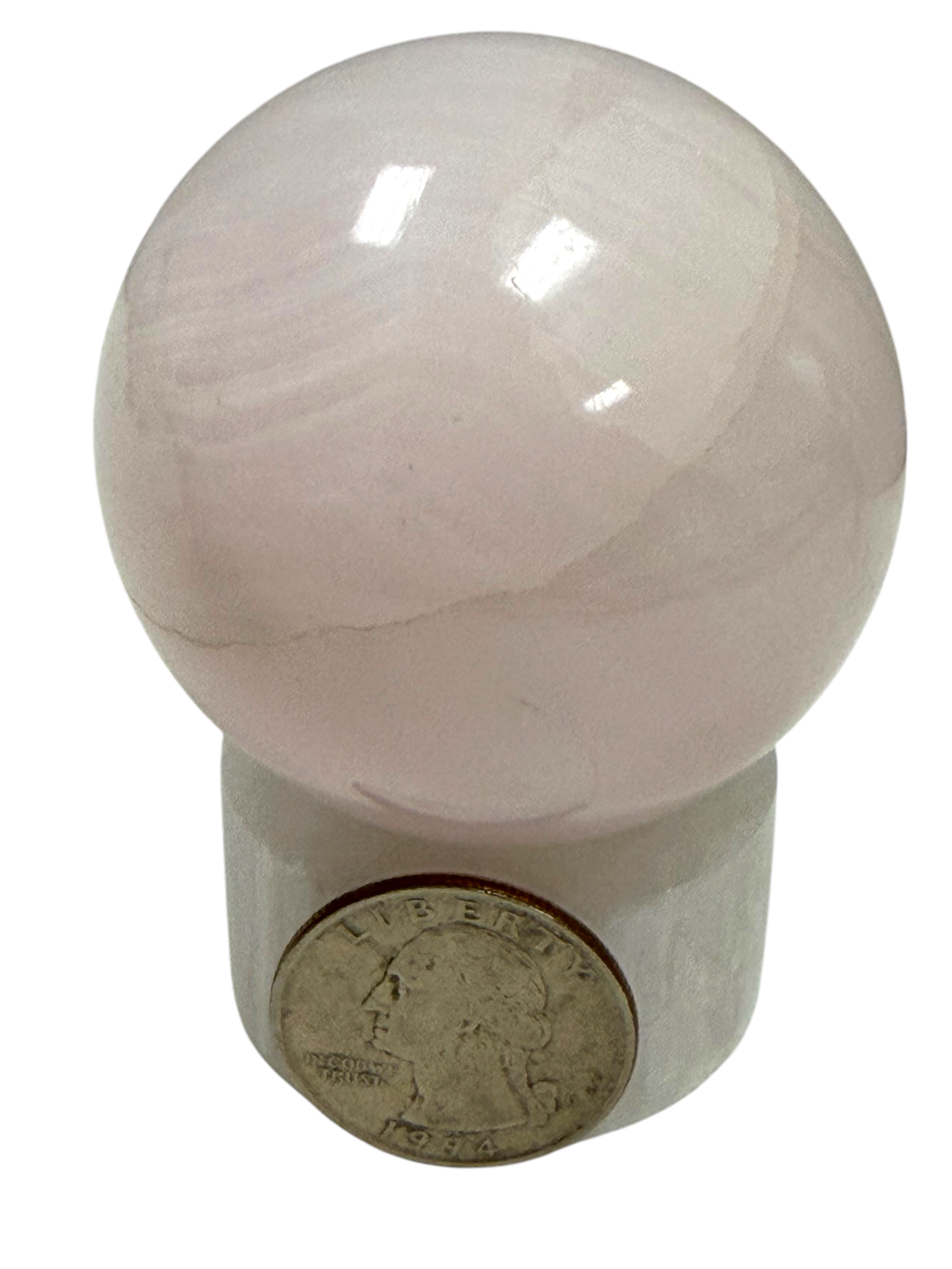 Pink Calcite Sphere 53mm