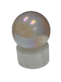 Aura Rose Quartz Sphere 45mm