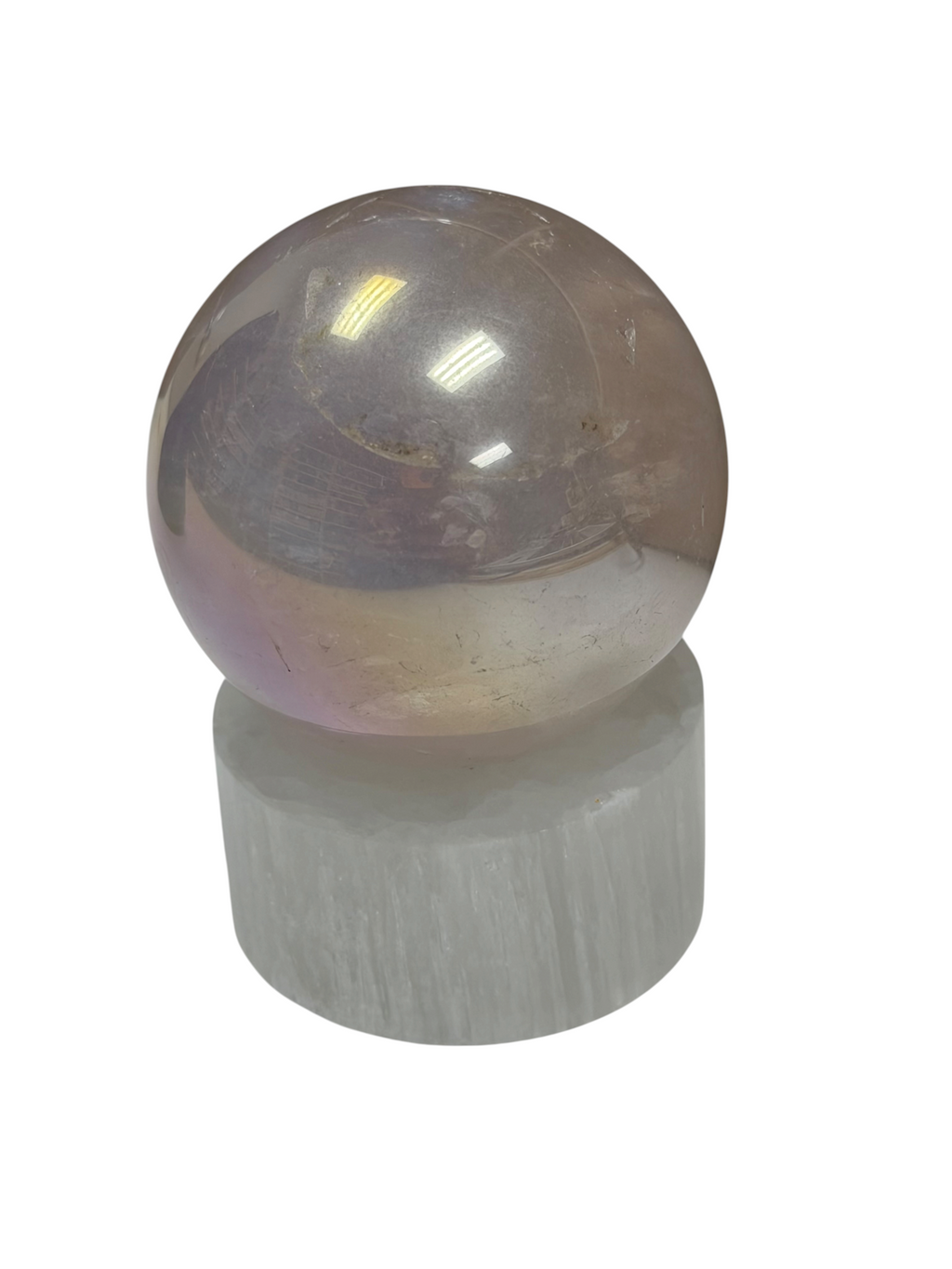 Aura Rose Quartz Sphere 45mm