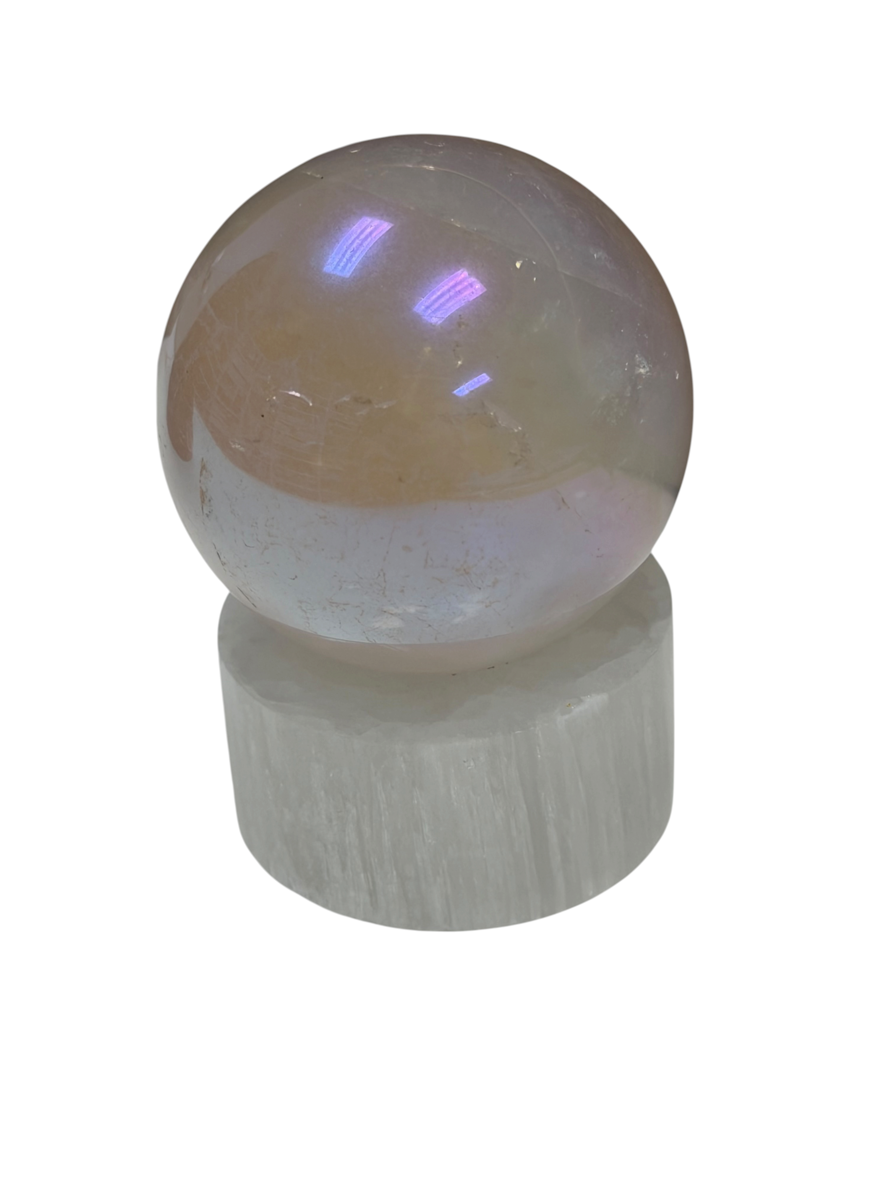 Aura Rose Quartz Sphere 45mm