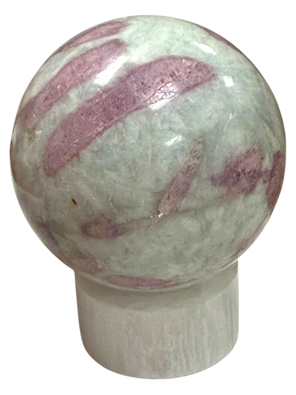 Pink Tourmaline in Quartz Sphere 61mm