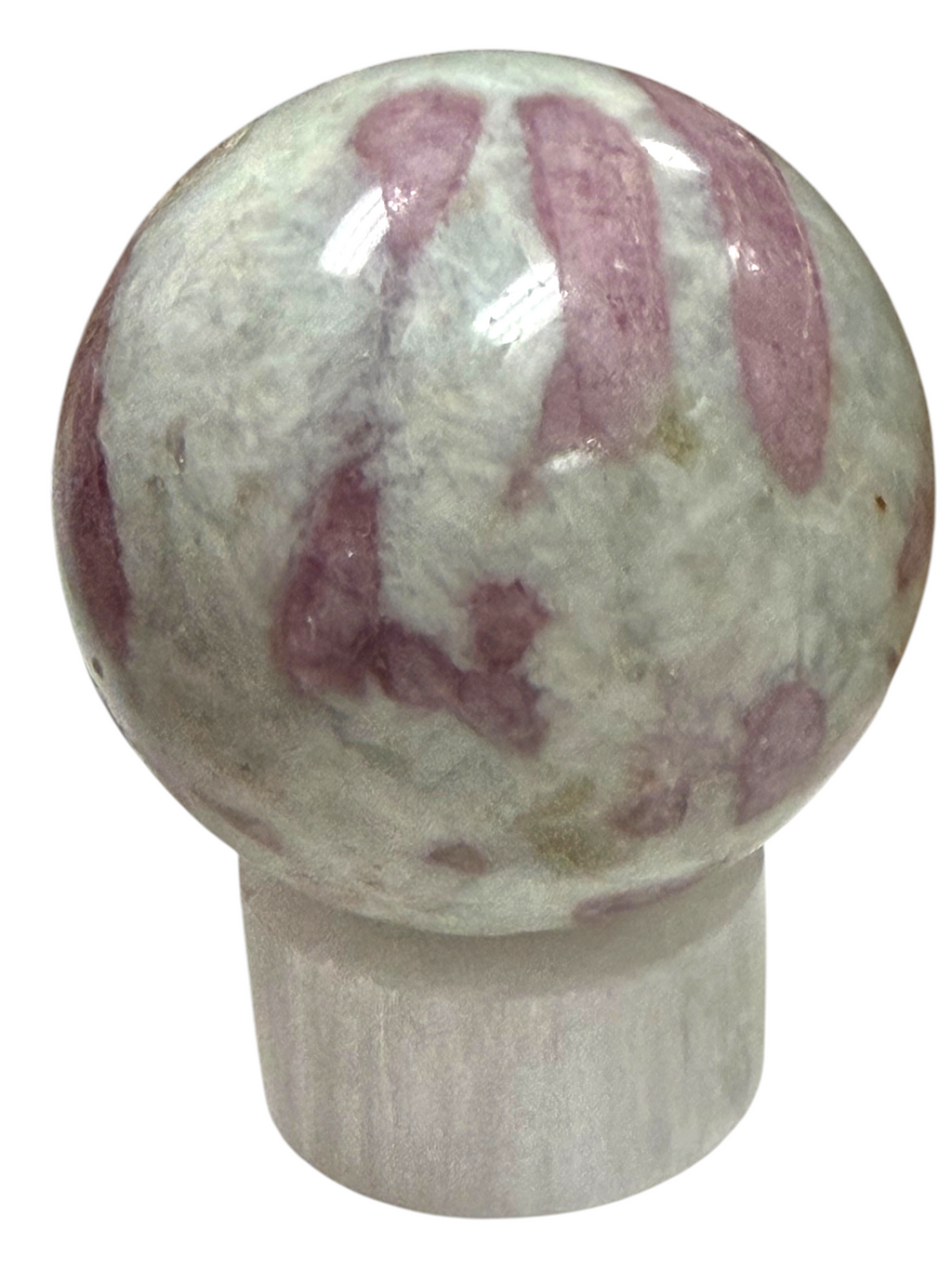 Pink Tourmaline in Quartz Sphere 61mm