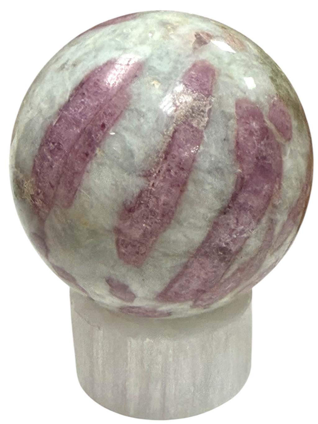 Pink Tourmaline in Quartz Sphere 61mm