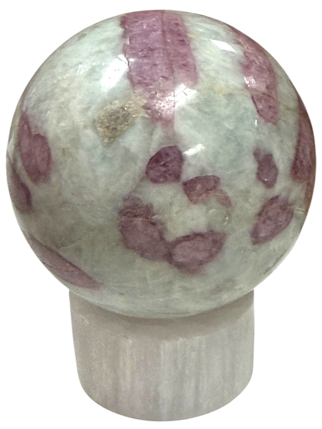 Pink Tourmaline in Quartz Sphere 61mm