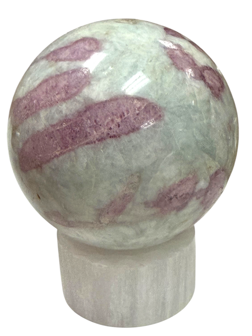 Pink Tourmaline in Quartz Sphere 61mm