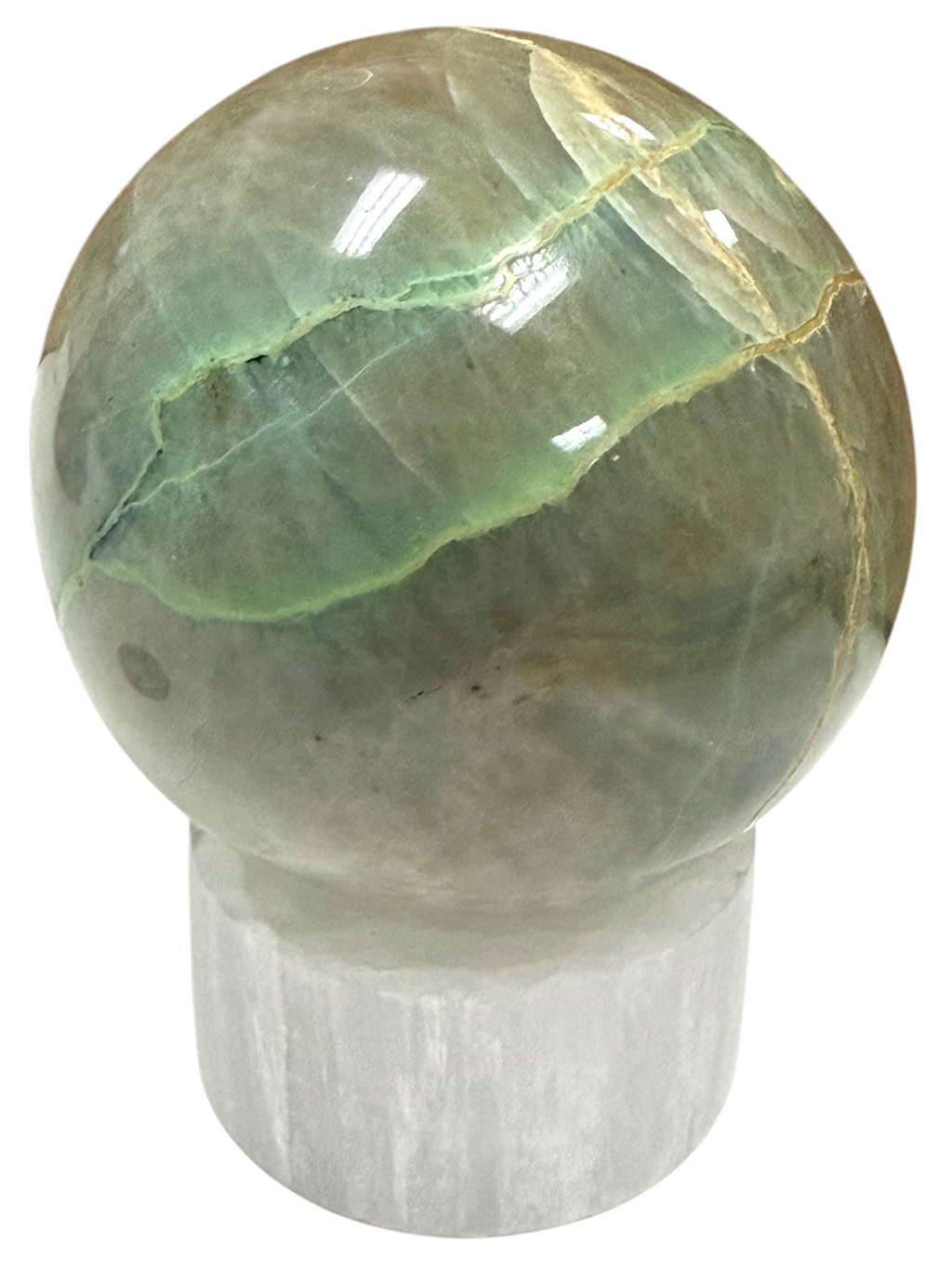 Garnierite "Green Moonstone" Sphere 57mm