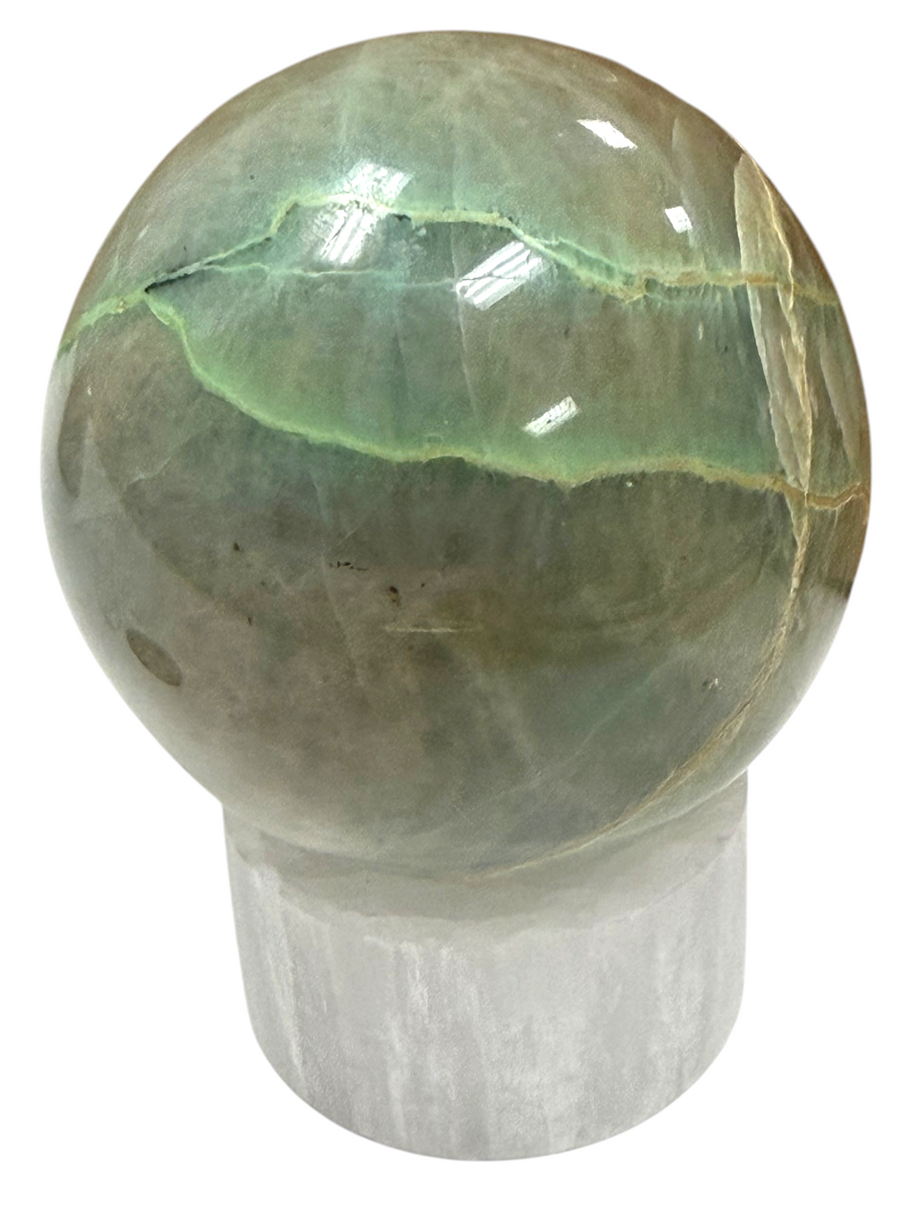 Garnierite "Green Moonstone" Sphere 57mm