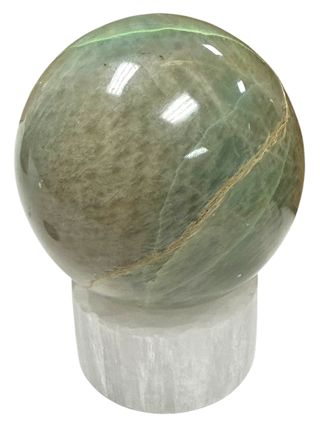 Garnierite "Green Moonstone" Sphere 57mm