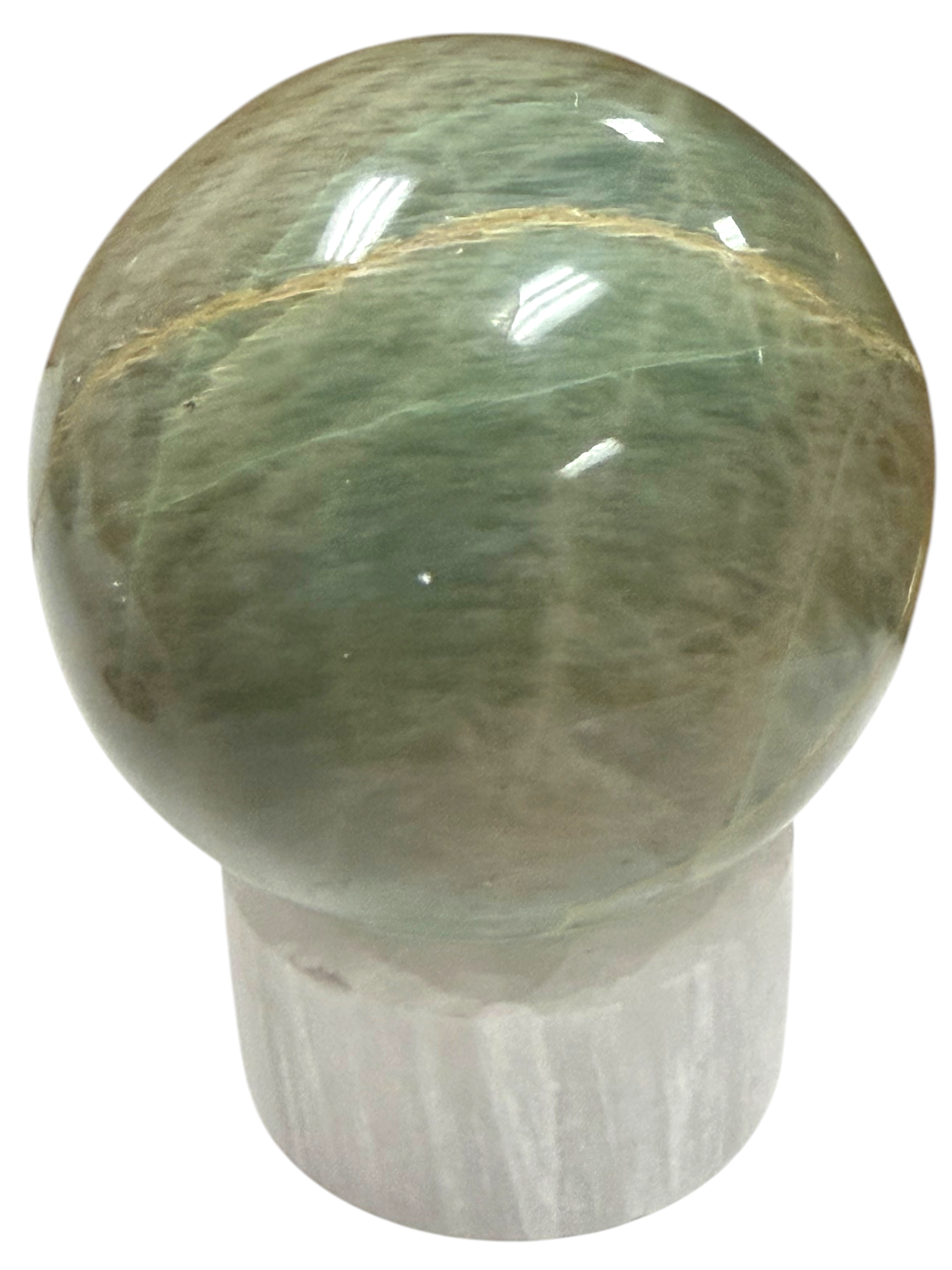 Garnierite "Green Moonstone" Sphere 57mm