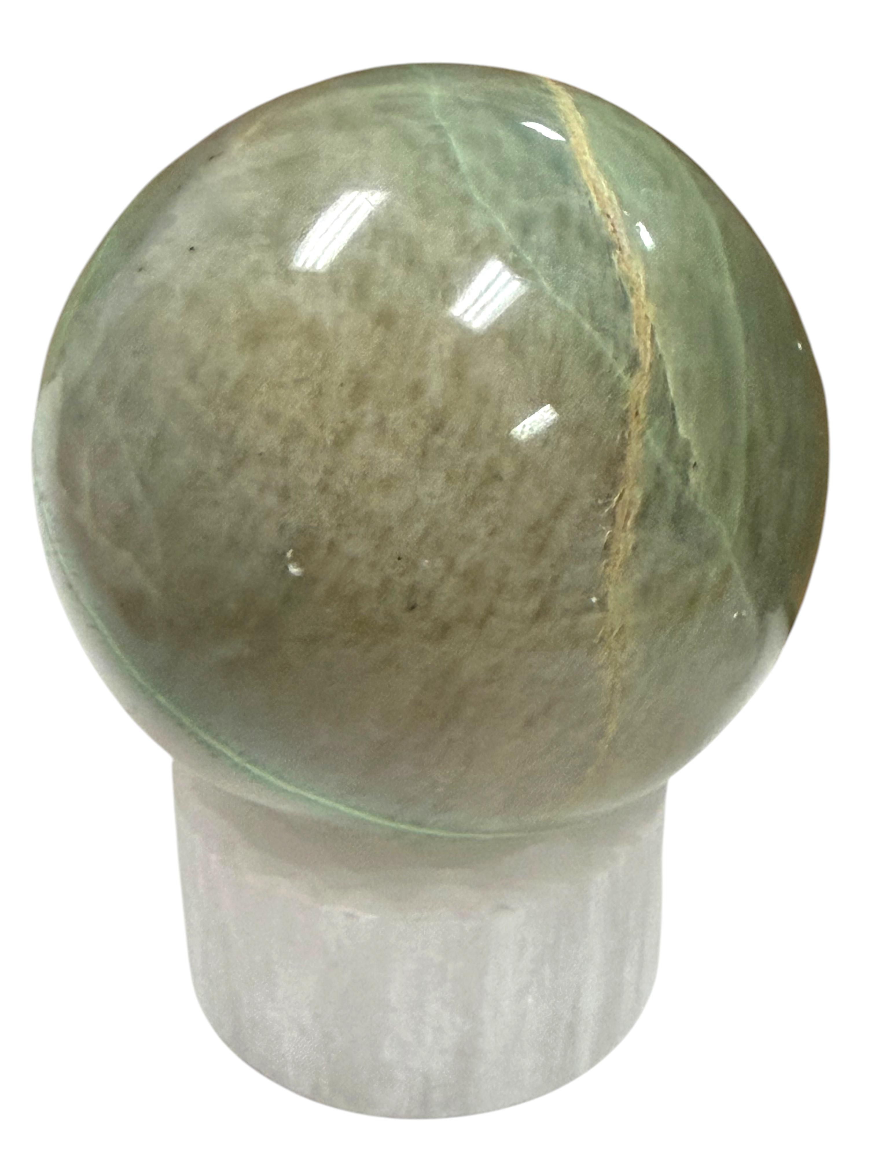 Garnierite "Green Moonstone" Sphere 57mm
