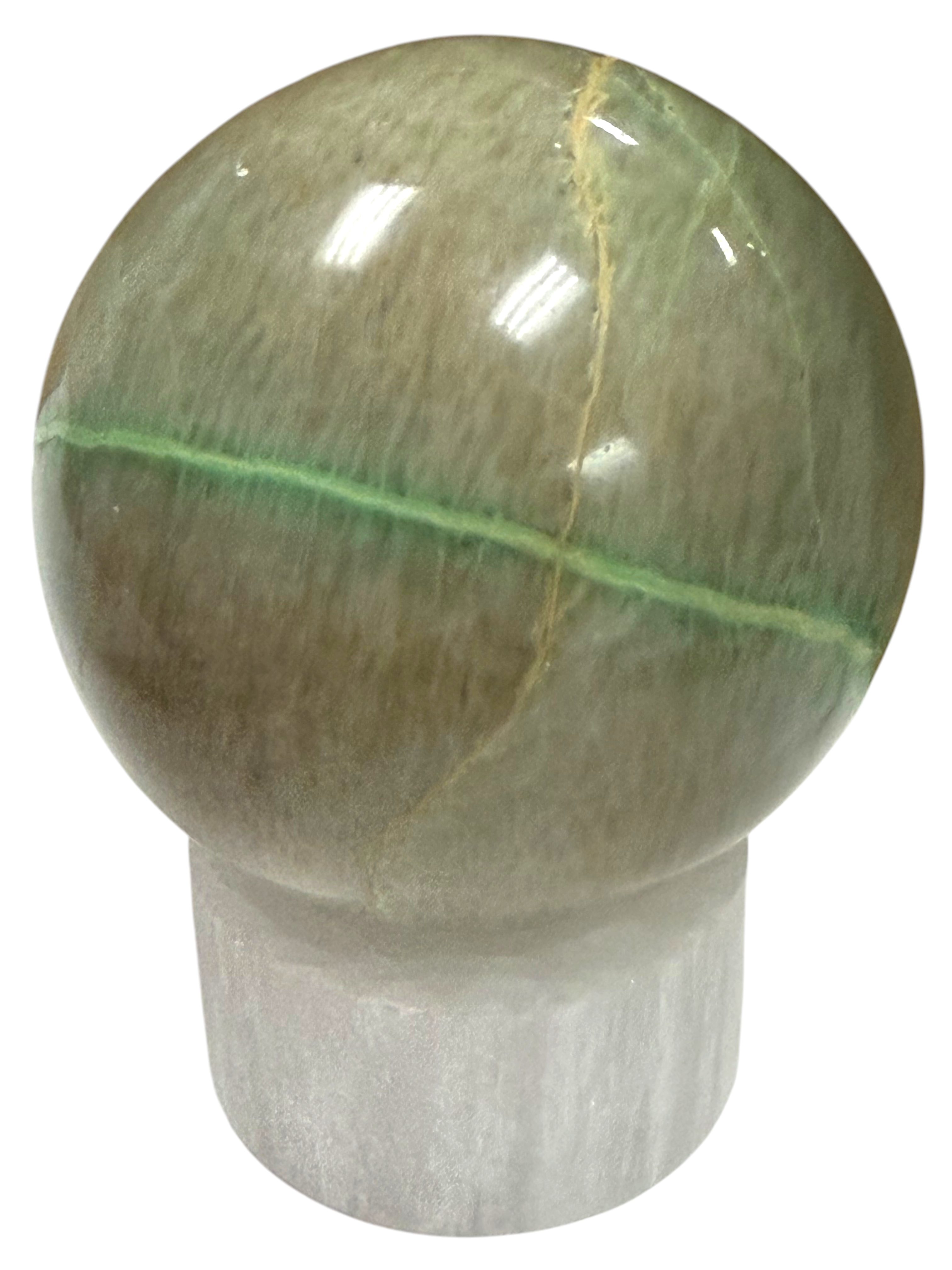 Garnierite "Green Moonstone" Sphere 57mm