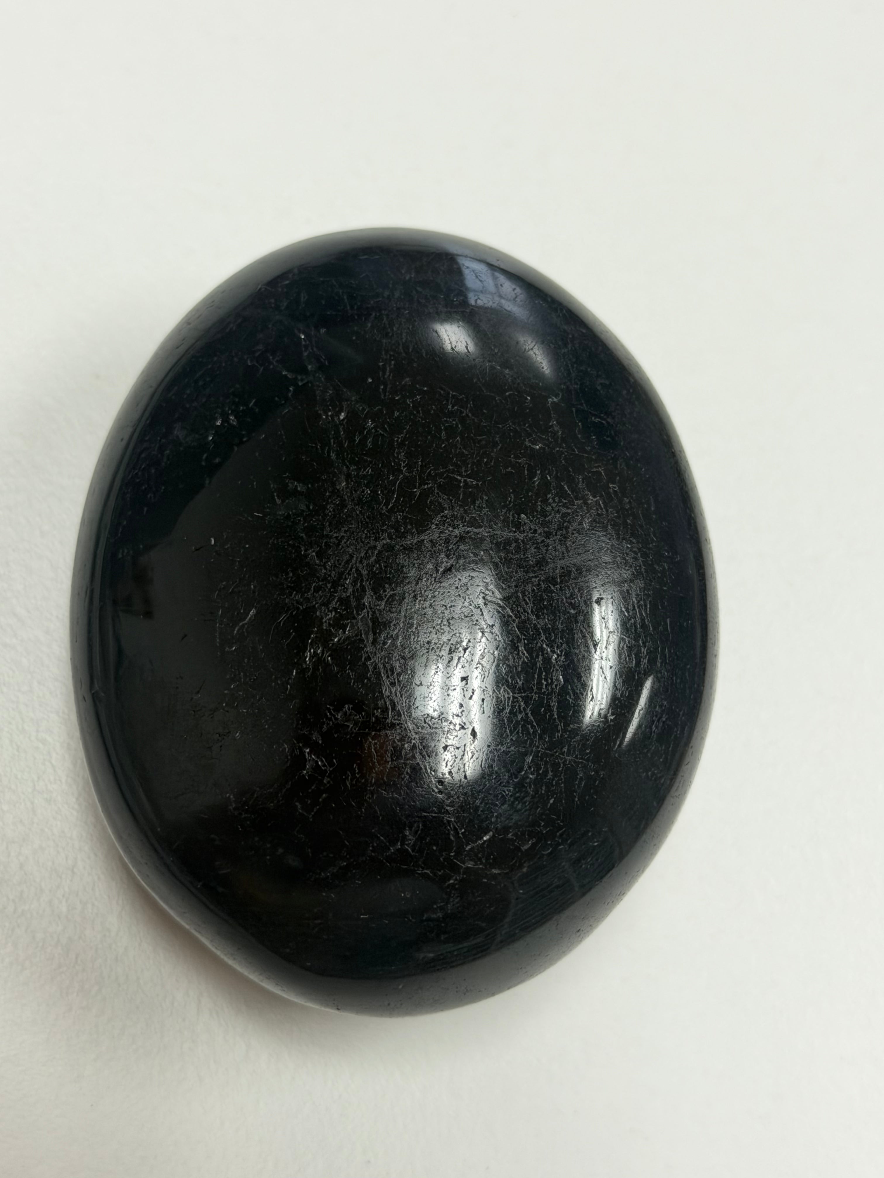 Black Tourmaline Palm Stone
