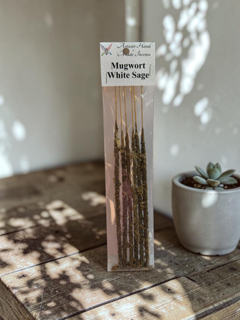 Artisan Mugwort & White Sage Stick Incense