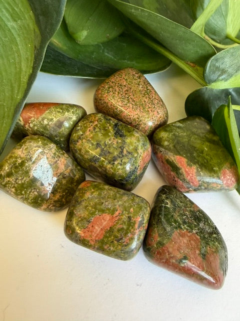 Tumbled Unakite