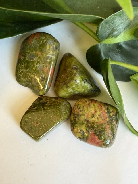 Tumbled Unakite