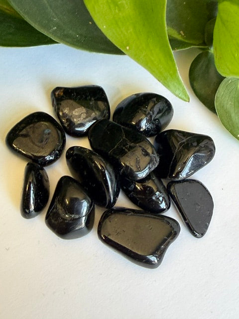 Tumbled Tourmaline Black Smooth