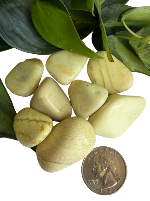 Tumbled Serpentine Yellow
