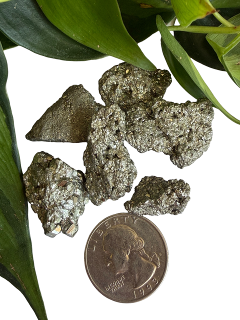 Tumbled Pyrite