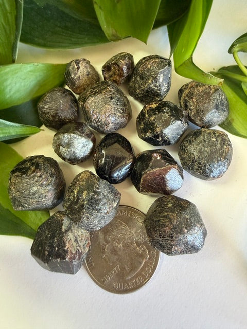 Tumbled and Rough Garnet
