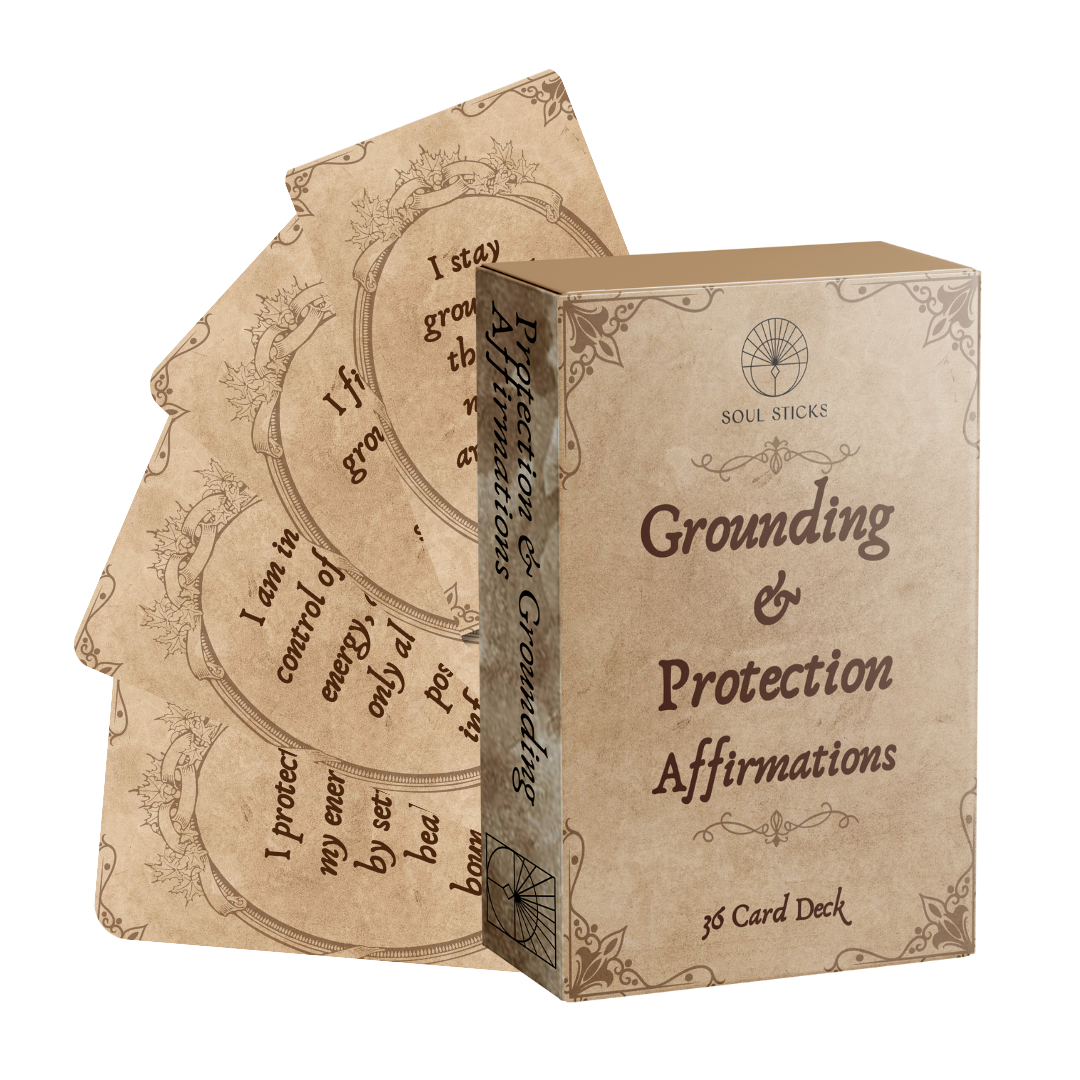 Protection & Grounding Affirmations Card Deck