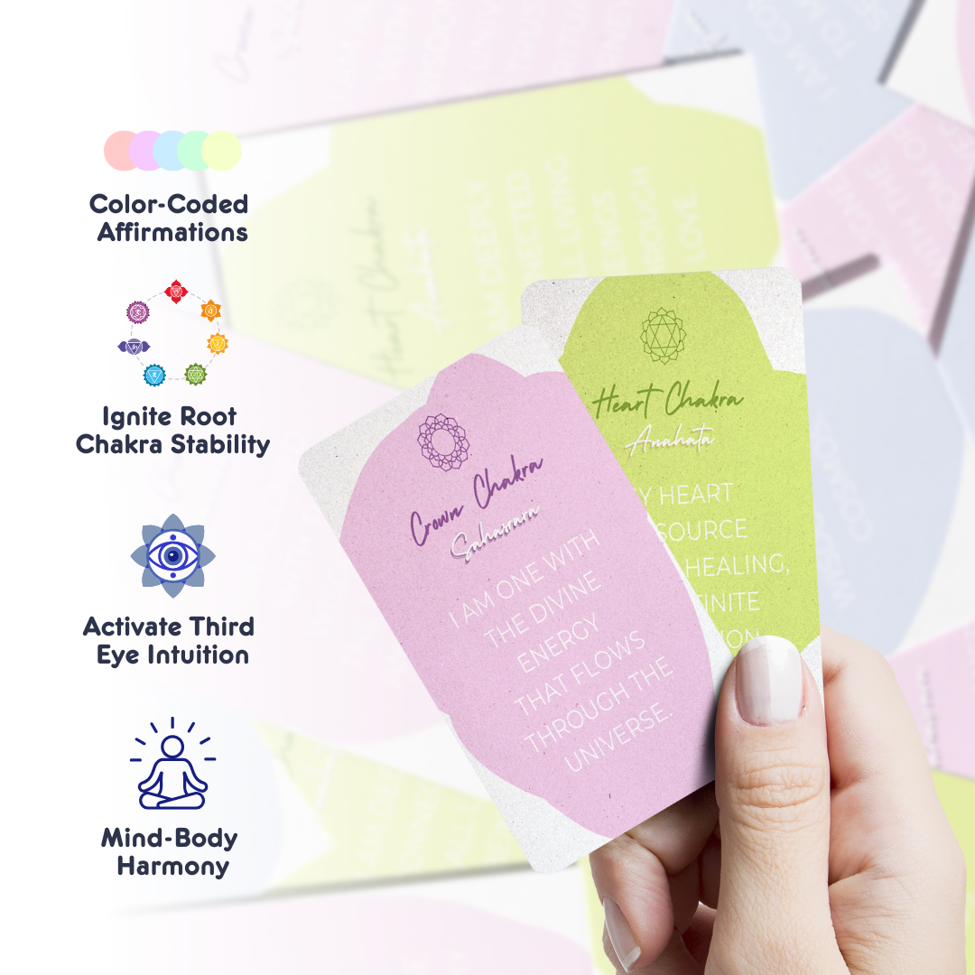 Chakra Empowerment affirmation cards