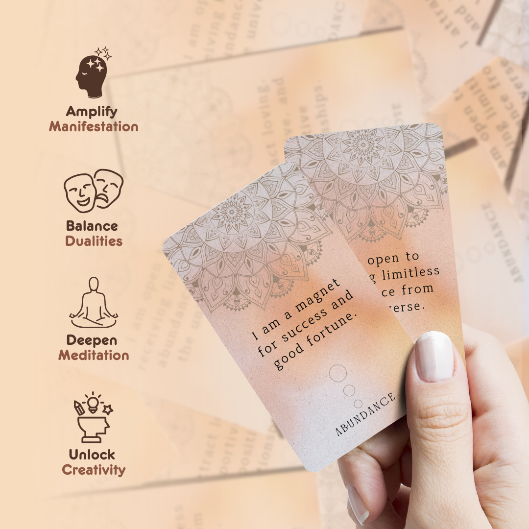 Mandala Manifestation affirmation cards