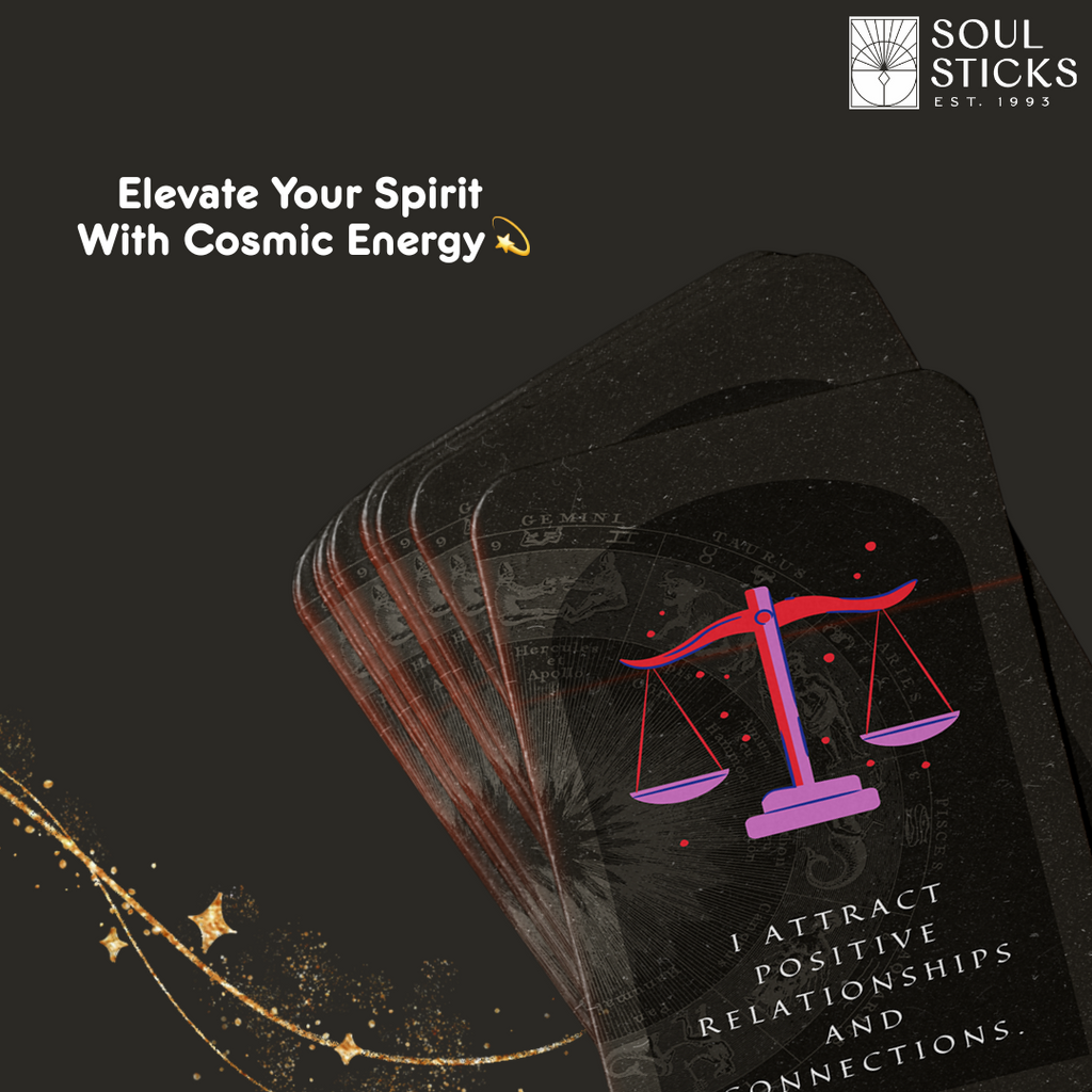 Astral Uplifts affirmation card close-up