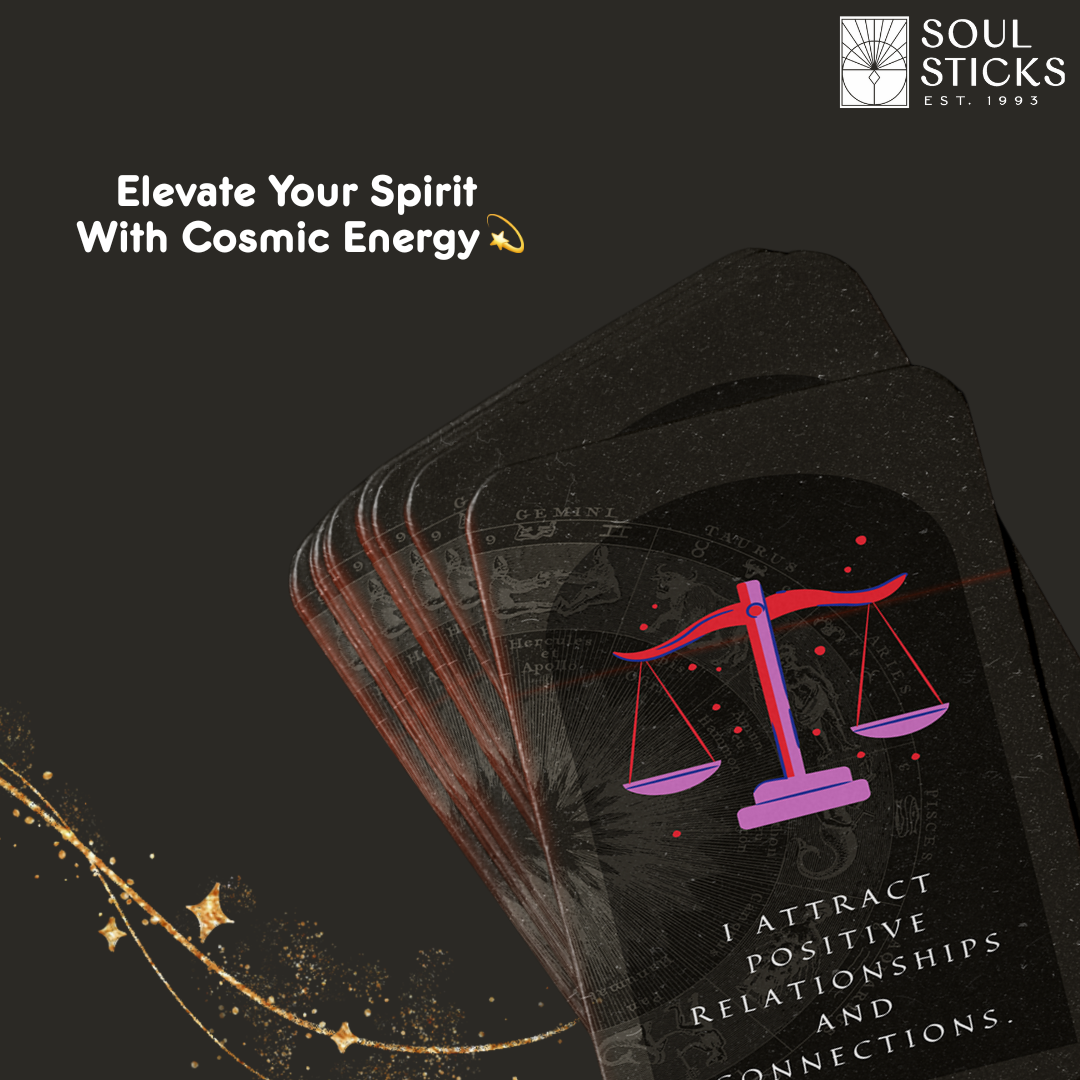 Astral Uplifts affirmation card close-up