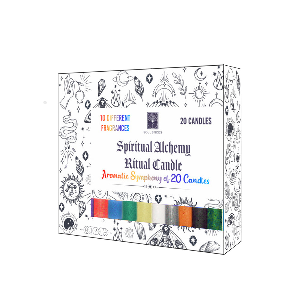 Scented Ritual Candles Pack of 20