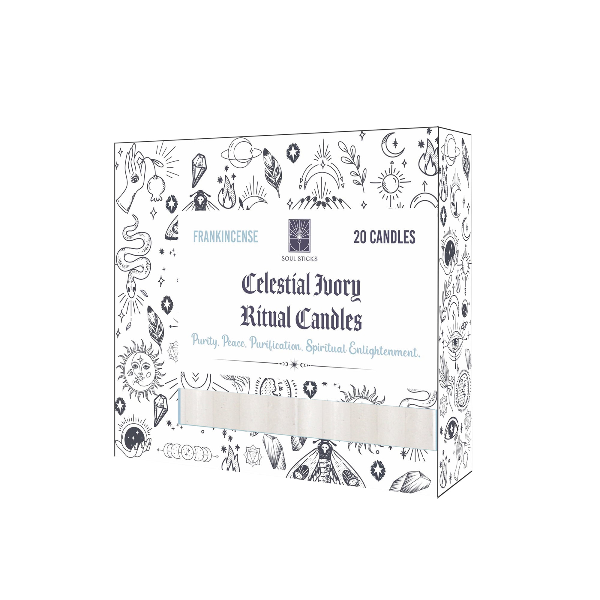 Scented Ritual Candles Pack of 20