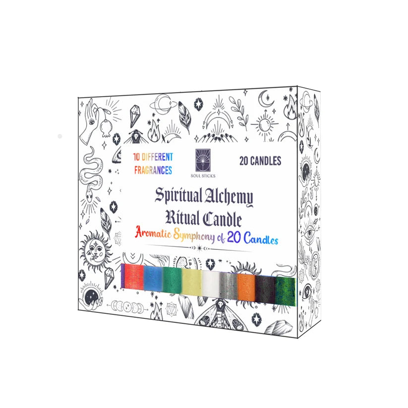 Scented Ritual Candles Pack of 20
