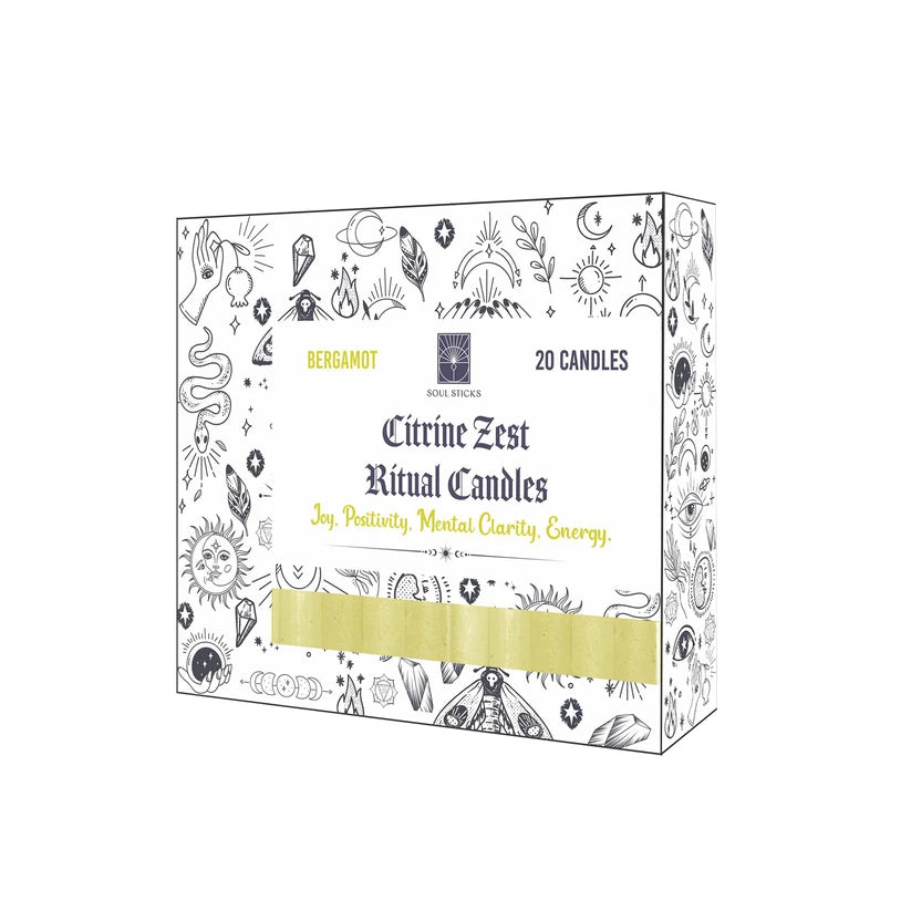 Scented Ritual Candles Pack of 20