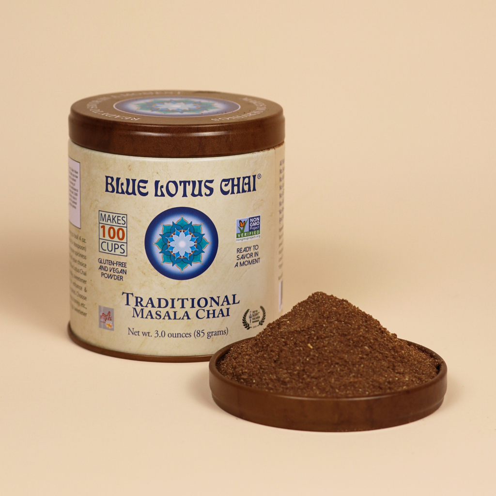 Blue Lotus Chai Traditional Masala Chai 3 oz tin