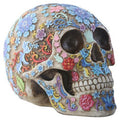 Colored Floral Skull