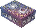 Astrology Tarot Deck Storage Box | 5.5" x 3.75" Decorative Card Holder for Tarot, Oracle & Spiritual Accessories
