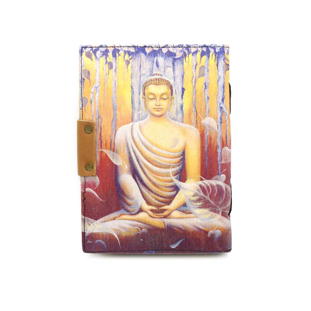 Buddha Blank Leather Journal
