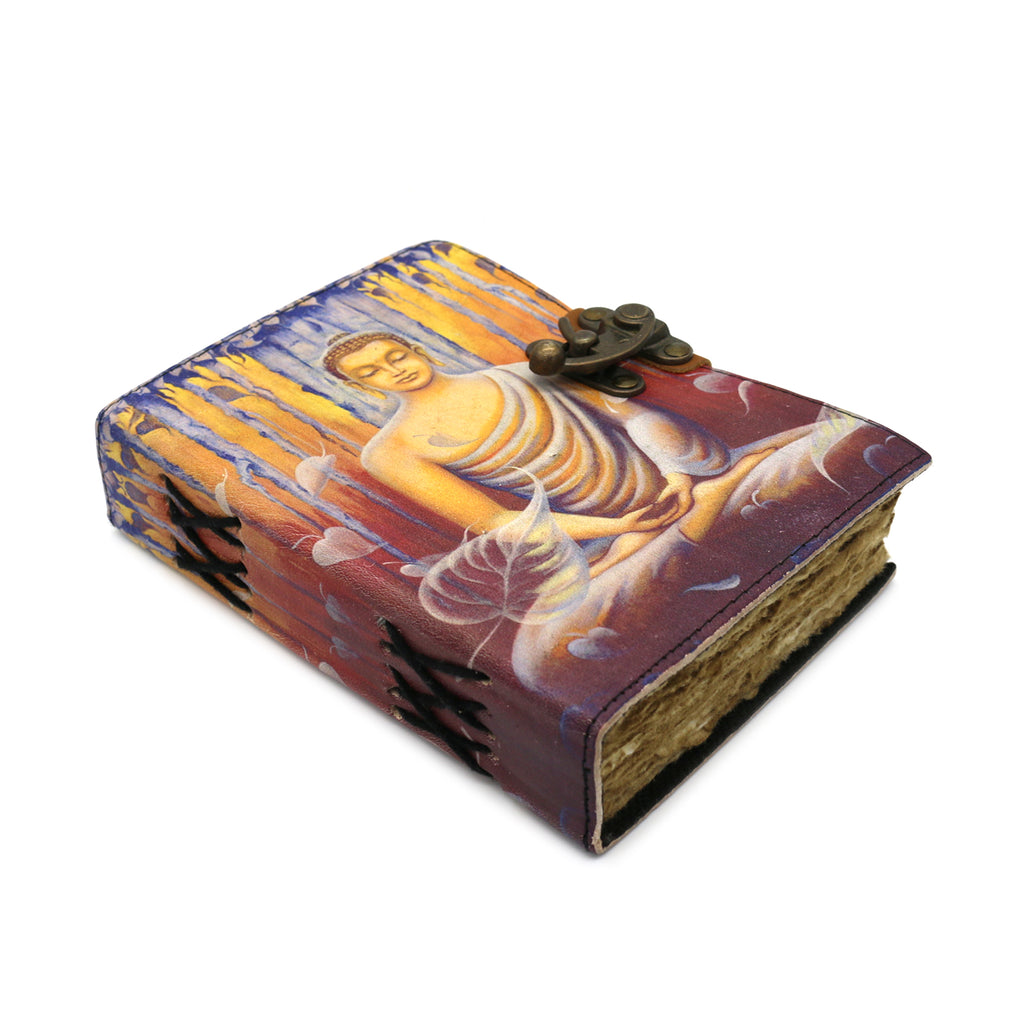 Buddha Blank Leather Journal