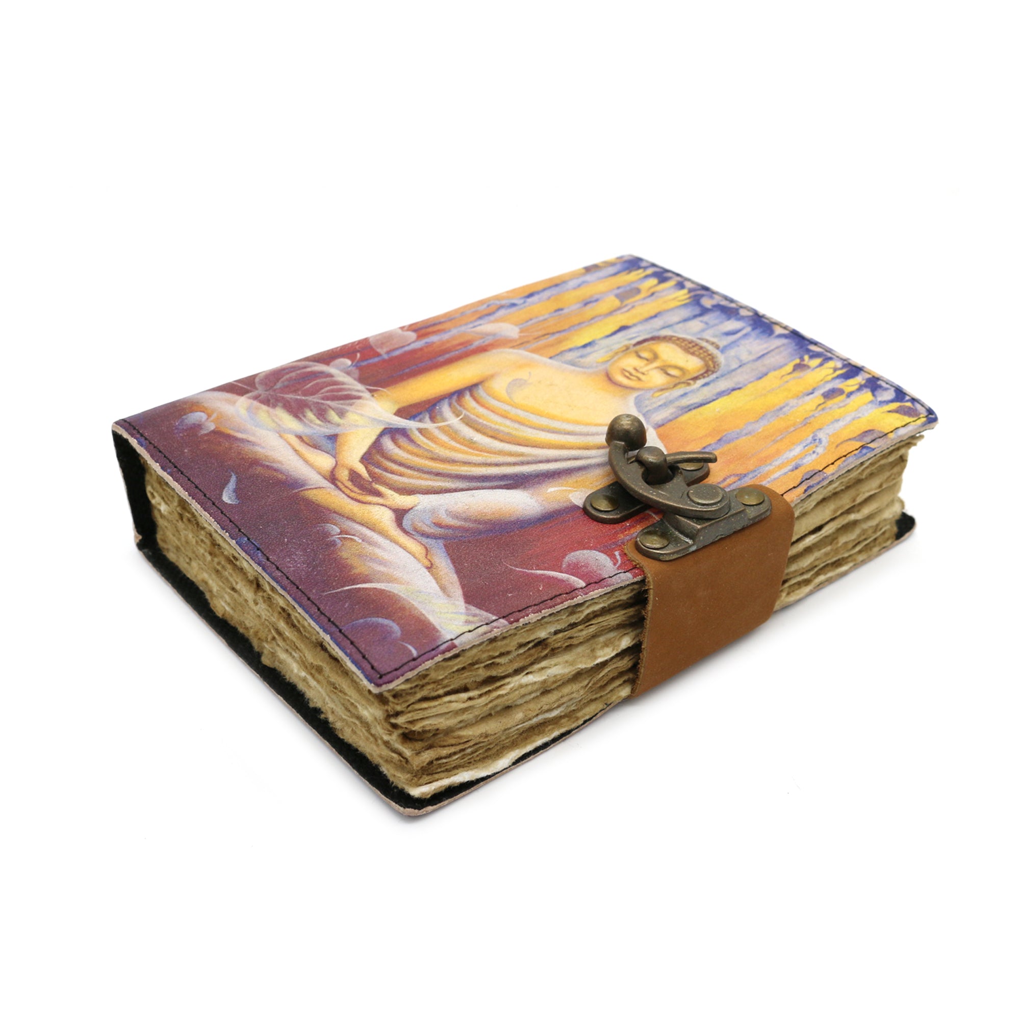 Buddha Blank Leather Journal