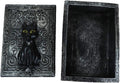 Black Cat Witching Hour Tarot Deck Storage Box | 5.5" x 3.75" Decorative Card Holder for Tarot, Oracle & Spiritual Accessories