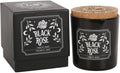 Wicca Mystic Midnight Ritual Scented Pillar Candle with Cork Lid Witchcraft New Age Apothecary Celestial Home Fragrance Aromatherapy (Black Rose Twilight Blush)