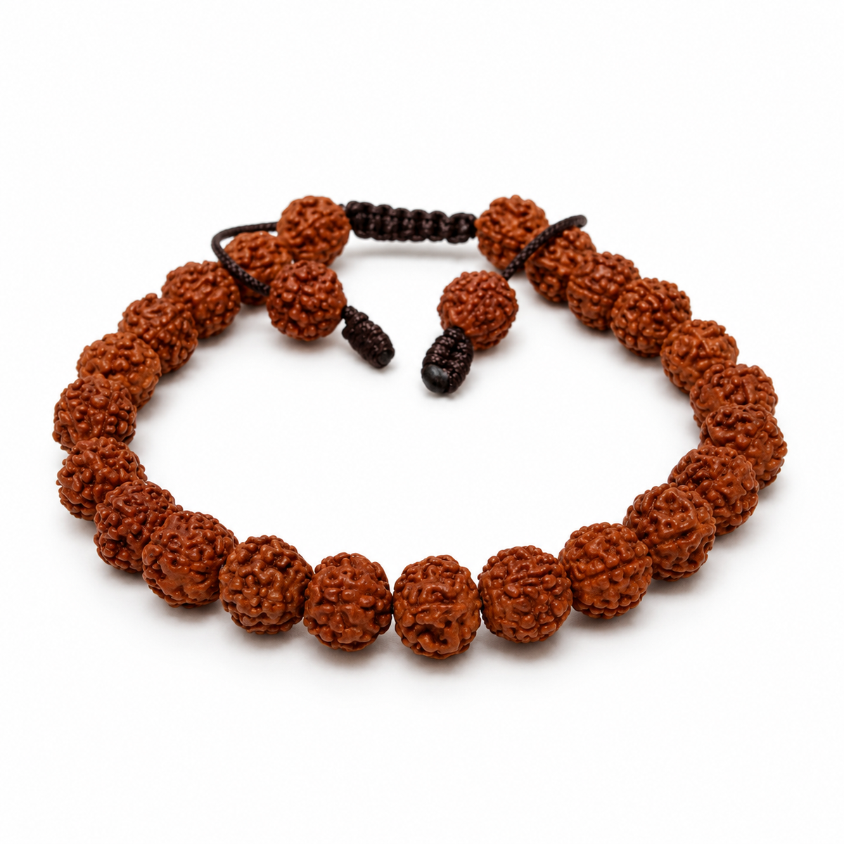 8mm Rudraksha Adjustable Bracelet