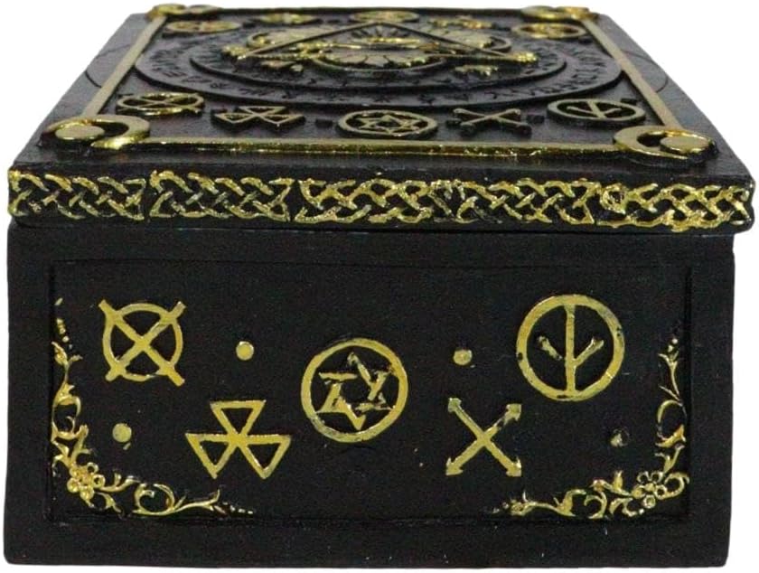Eye of Providence Tarot Deck Storage Box | 5.5" x 3.75" Decorative Card Holder for Tarot, Oracle & Spiritual Accessories
