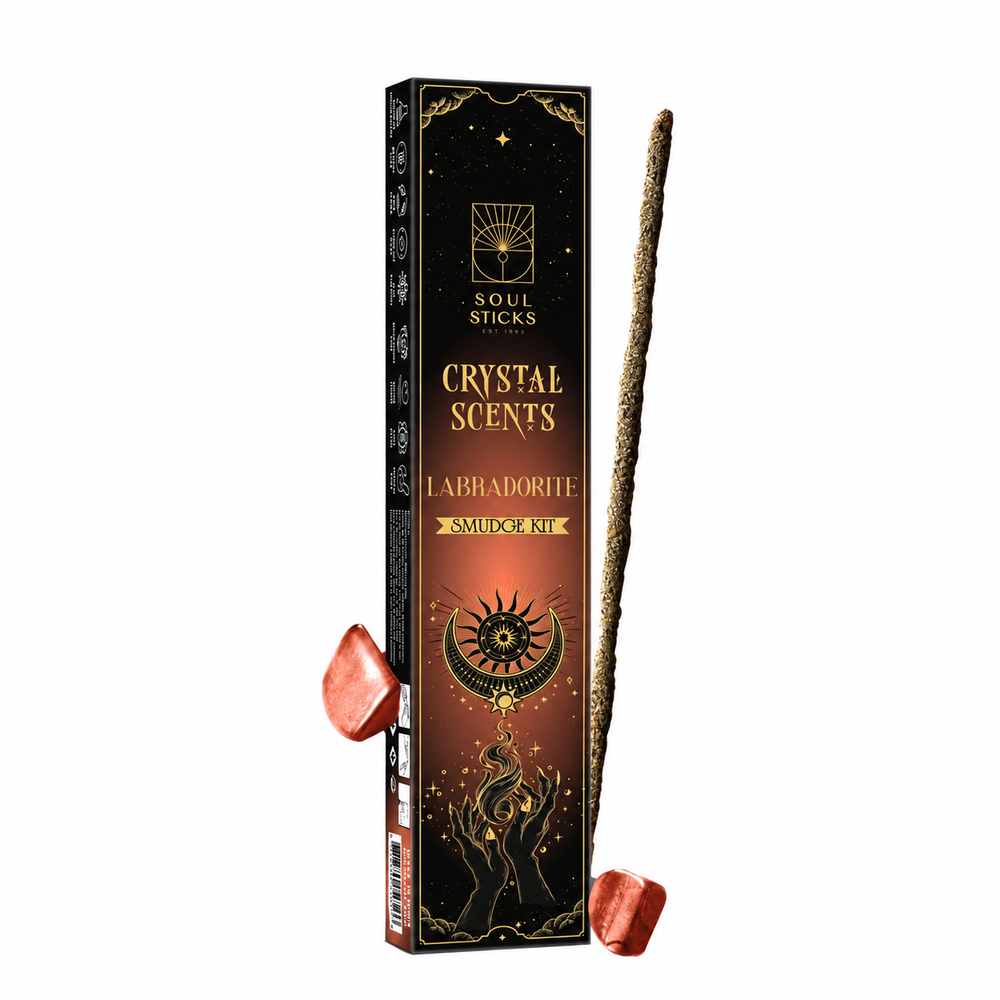 Labradorite Crystal Scents Smudge Kit