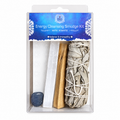 Energy Cleansing Smudge Kit with Kyanite
