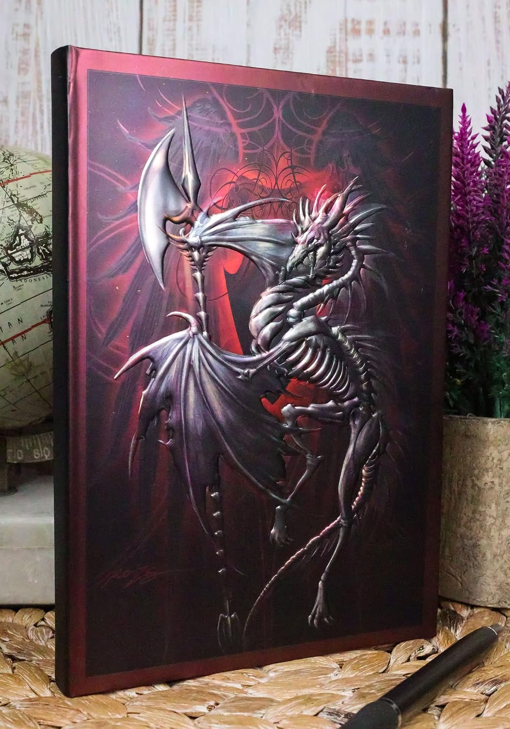 Lich Blade Drake Embossed Hard Cover Journal - Ruth Thompson Fantasy Dragon Semi Iridescent Journal